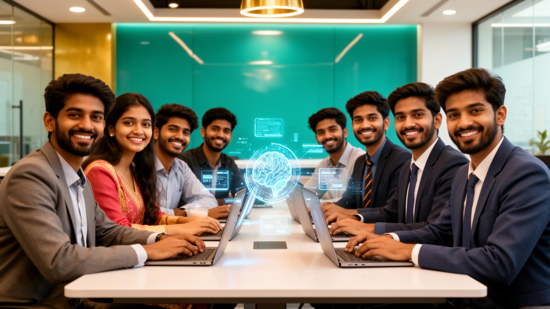 Tamil students learning digital skills online